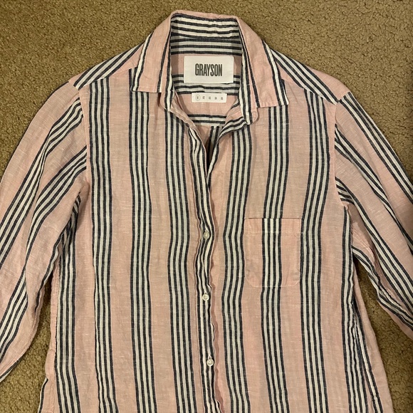 Grayson The Hero linen button-down - Picture 3 of 9